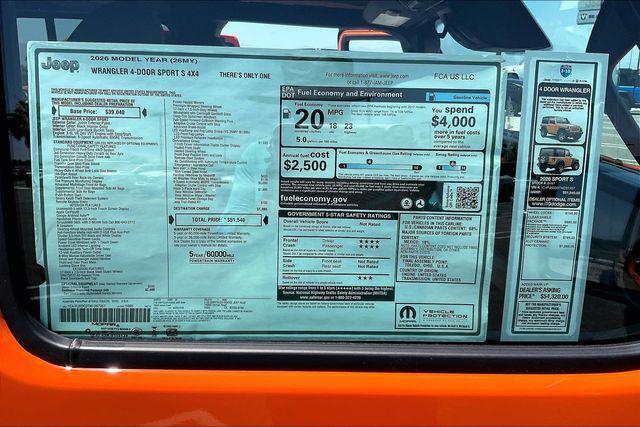2026 Jeep Wrangler Sport S