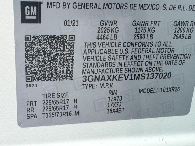 2021 Chevrolet Equinox FWD LT