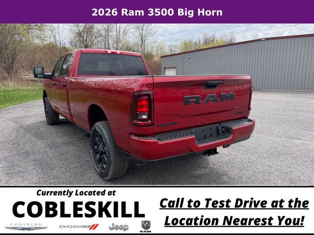 2026 Ram 3500 Big Horn Crew Cab 4x4 8' Box