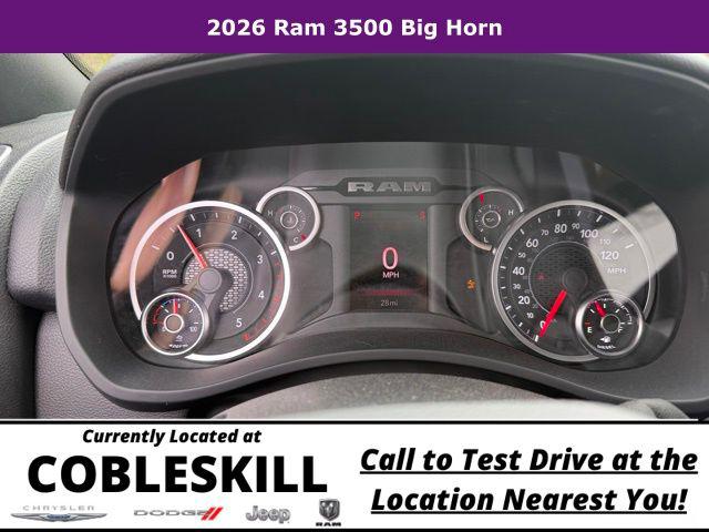 2026 Ram 3500 Big Horn Crew Cab 4x4 8' Box