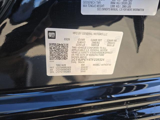 2026 GMC Sierra 2500HD Crew Cab, Standard Bed, AT4, 4WD