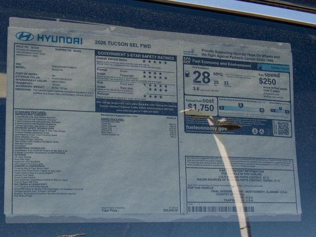 2026 Hyundai Tucson SEL