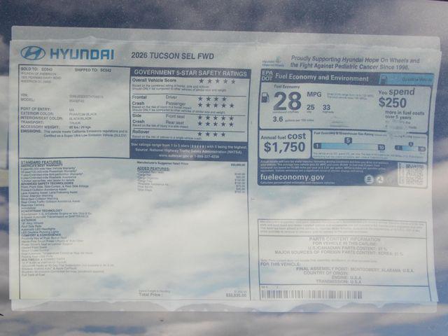 2026 Hyundai Tucson SEL