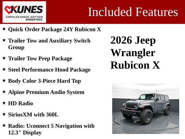 2026 Jeep Wrangler WRANGLER 4-DOOR RUBICON X 2026 Jeep Wrangler WRANGLER 4-DOOR RUBICON X
