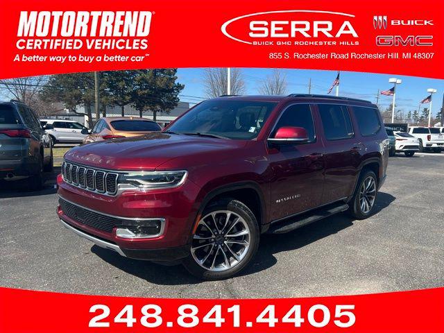 Velvet Red Pearlcoat 2022 Jeep Wagoneer Series II 4WD SUV / Crossover Four-Wheel Drive Automatic