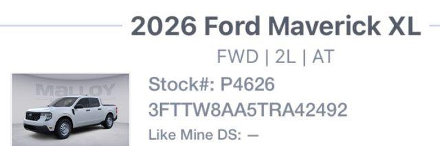 2026 Ford Maverick XL