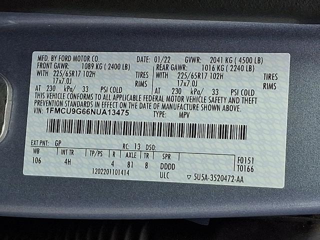 2022 Ford Escape SE
