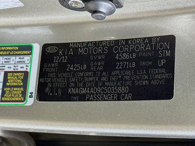 2012 Kia Optima Hybrid EX