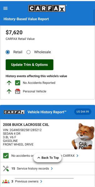 2008 Buick LaCrosse CXL