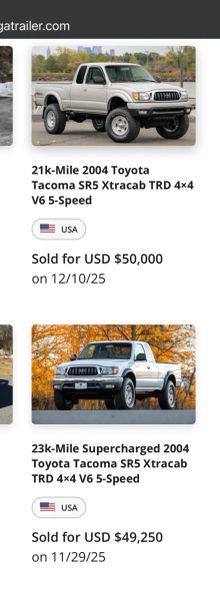 2004 Toyota Tacoma Base V6