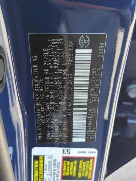 2026 Toyota Camry SE