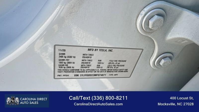2021 Tesla Model Y Long Range Dual Motor All-Wheel Drive