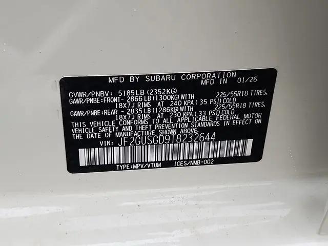2026 Subaru Crosstrek Sport