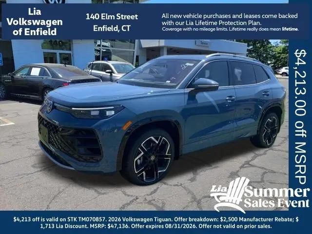 2026 Volkswagen Tiguan SEL R-Line Turbo for sale in Enfield, CT