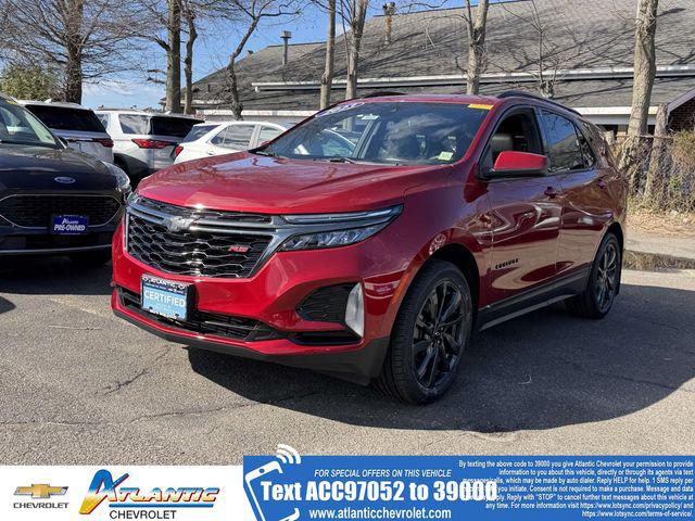 Radiant Red Tintcoat 2023 Chevrolet Equinox RS with 1RS AWD SUV / Crossover Four-Wheel Drive 6-Speed Automatic Overdrive