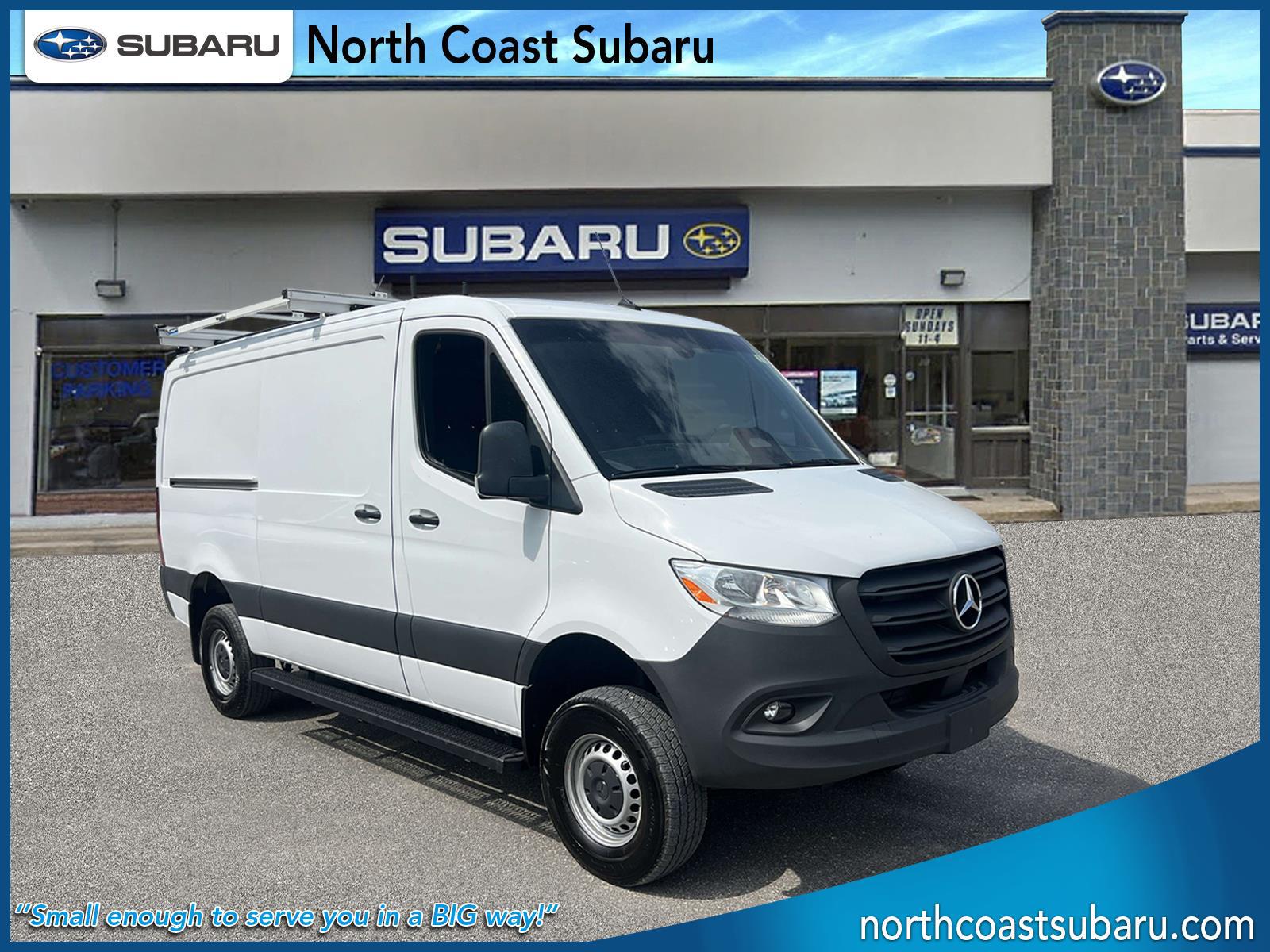 Arctic White 2025 Mercedes-Benz Sprinter Cargo 2500 144 AWD Van All-Wheel Drive 9-Speed Automatic