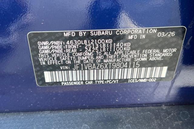2026 Subaru WRX tS