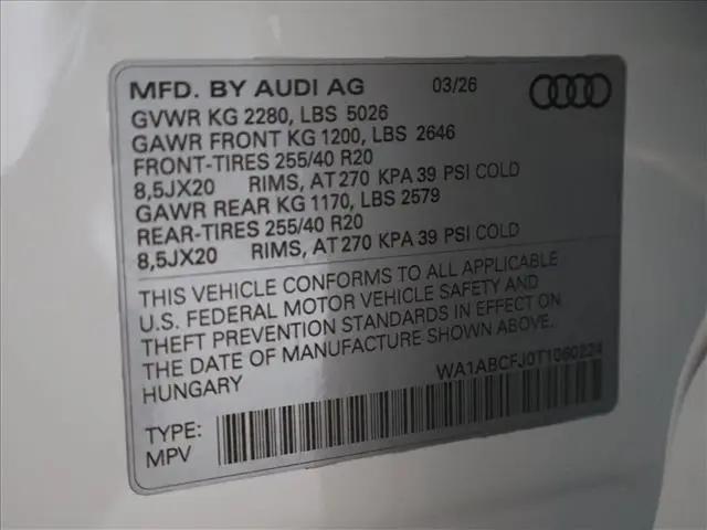 2026 Audi Q3 TFSI quattro S tronic