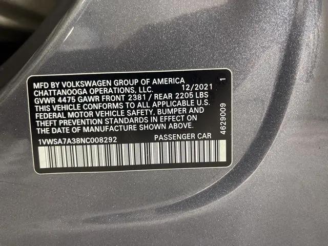 2022 Volkswagen Passat 2.0T SE