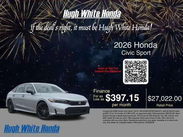 2026 Honda Civic Sport