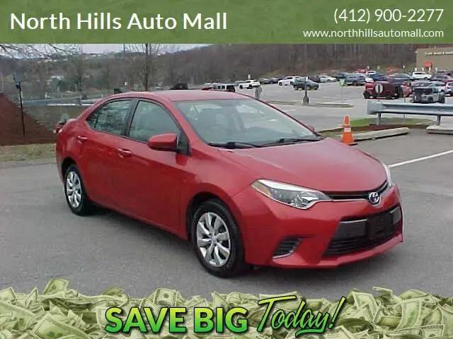 2015 Toyota Corolla LE for sale in Pittsburgh, PA