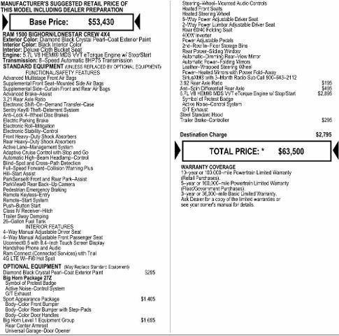 2026 RAM 1500 RAM 1500 BIG HORN CREW CAB 4X4 57 BOX