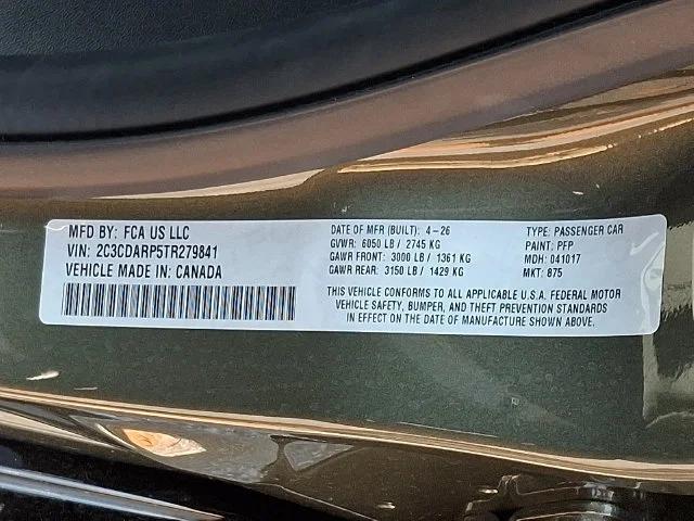 2026 Dodge Charger Scat Pack Plus 4-Door AWD