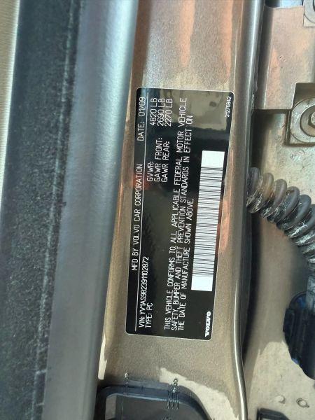 2009 Volvo S80 3.2