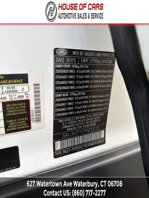 2015 Land Rover Range Rover 5.0L V8 Supercharged Autobiography