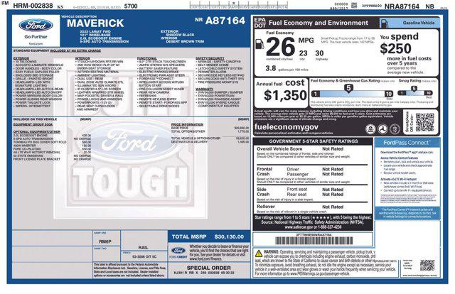 2022 Ford Maverick Lariat