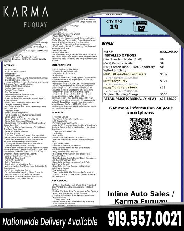 2022 Subaru WRX Premium for sale in Fuquay-Varina, NC
