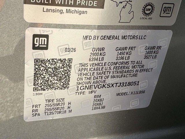 2026 Chevrolet Traverse AWD LT