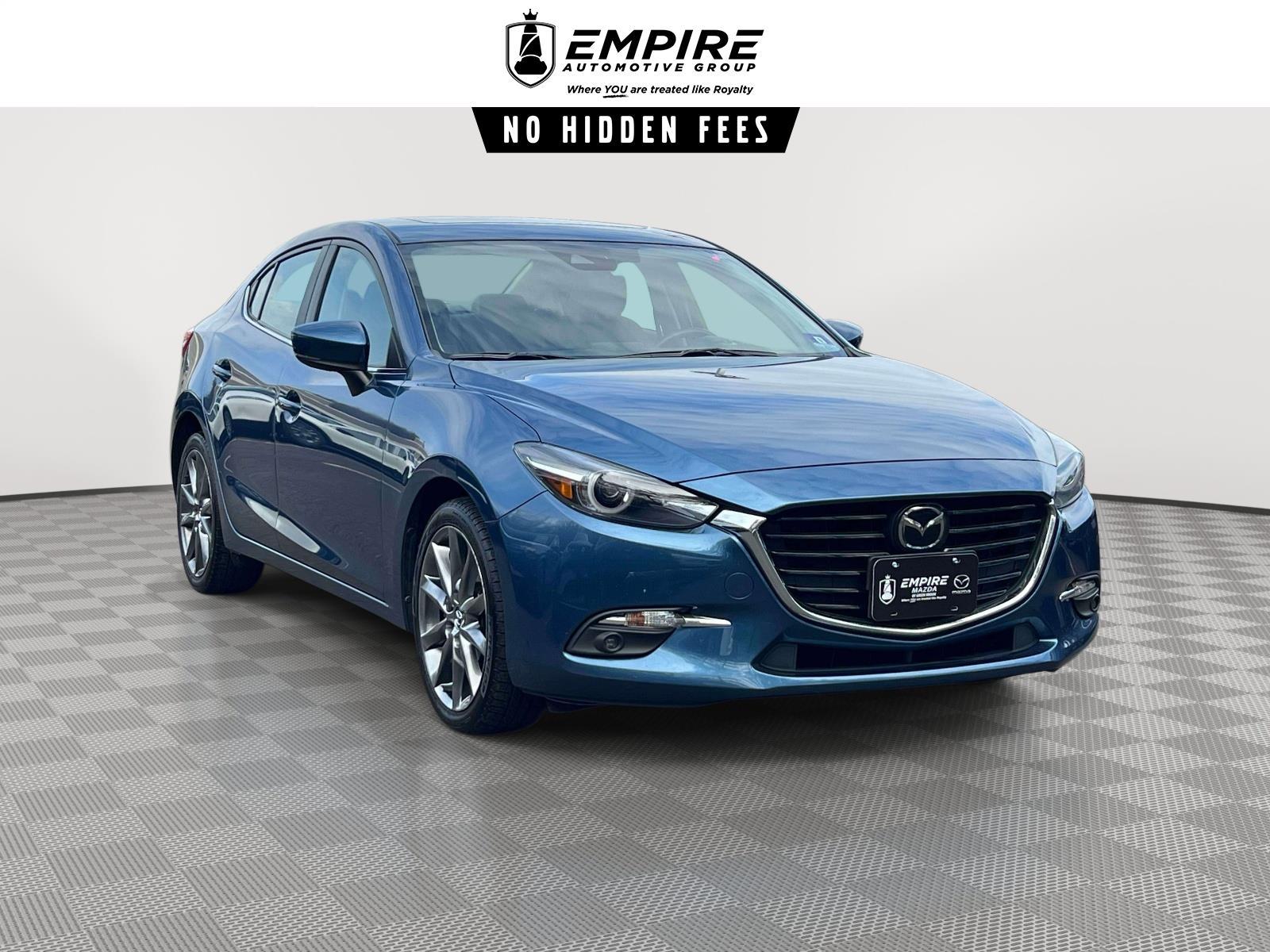 Eternal Blue Mica 2018 Mazda MAZDA3 Grand Touring Sedan Front-Wheel Drive Automatic