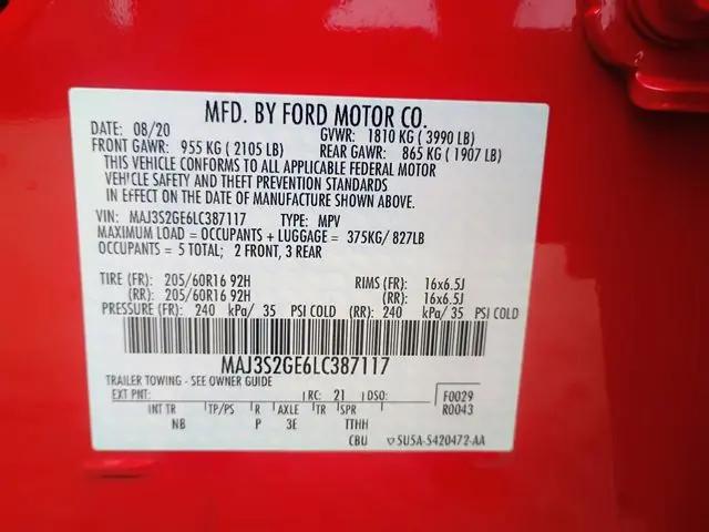 2020 Ford EcoSport SE