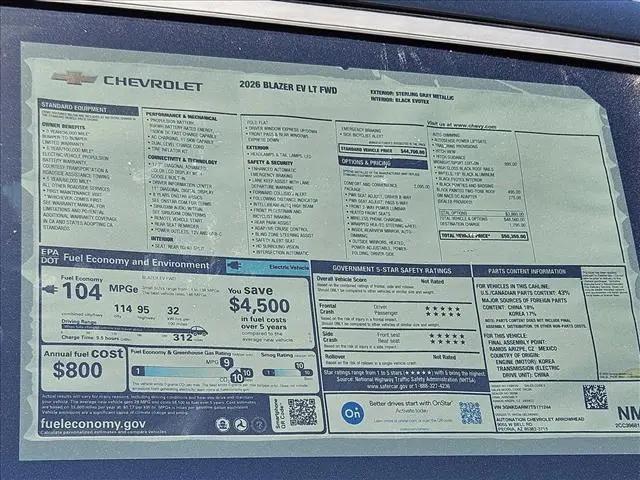 2026 Chevrolet V Blazer LT FWD