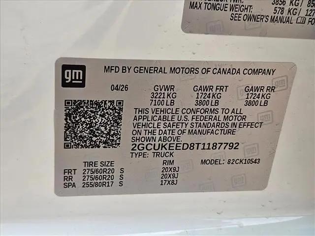 2026 Chevrolet Silverado 1500 4WD Crew Cab Short Bed RST
