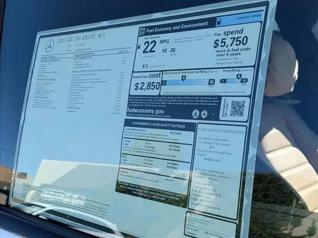 2026 Mercedes-Benz GLE GLE 350 GLE 350