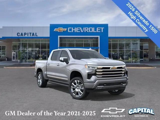 2026 Chevrolet Silverado 1500 4WD Crew Cab Short Bed High Country for sale in Wake Forest, NC