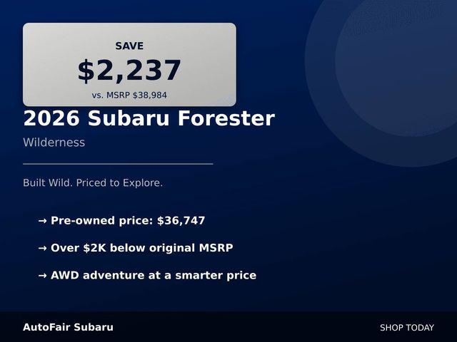 2026 Subaru Forester Wilderness