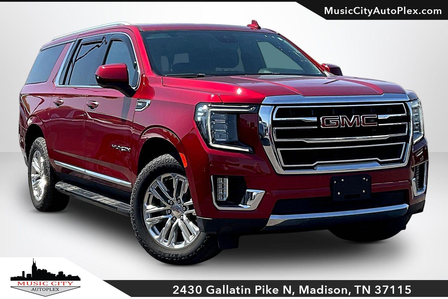 Volcanic Red Tintcoat 2023 GMC Yukon XL SLT 4WD SUV / Crossover Four-Wheel Drive Automatic