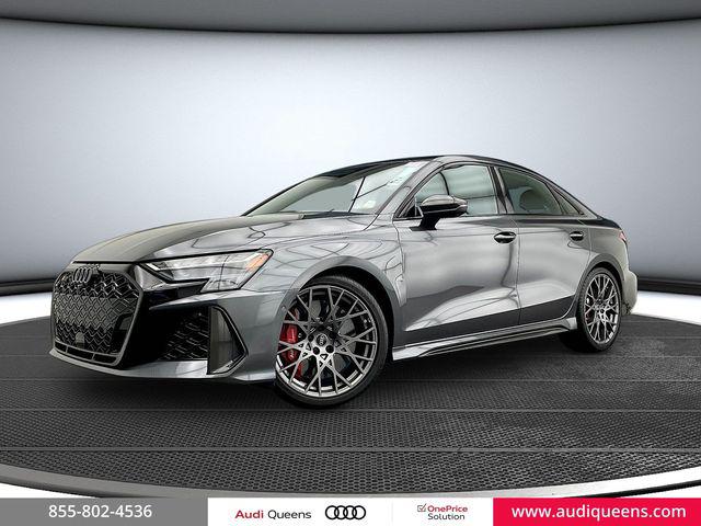 Daytona Gray Pearl Effect 2026 Audi RS 3 Sedan All-Wheel Drive Automatic