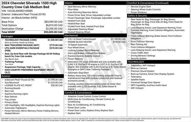 2024 Chevrolet Silverado 1500 High Country