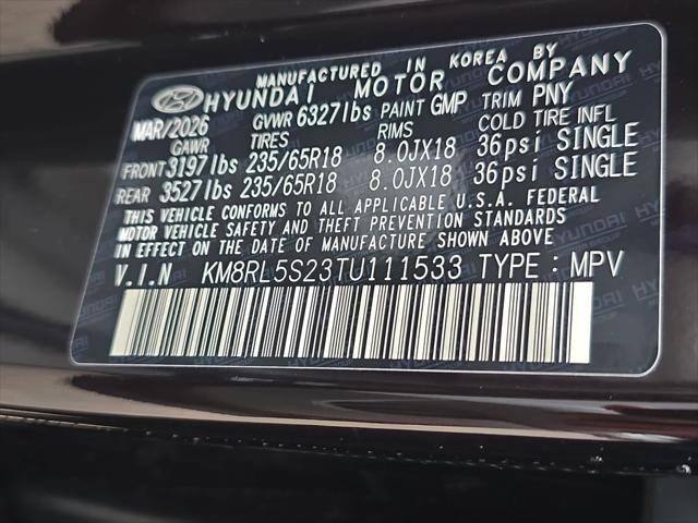 2026 Hyundai Palisade SEL 7P