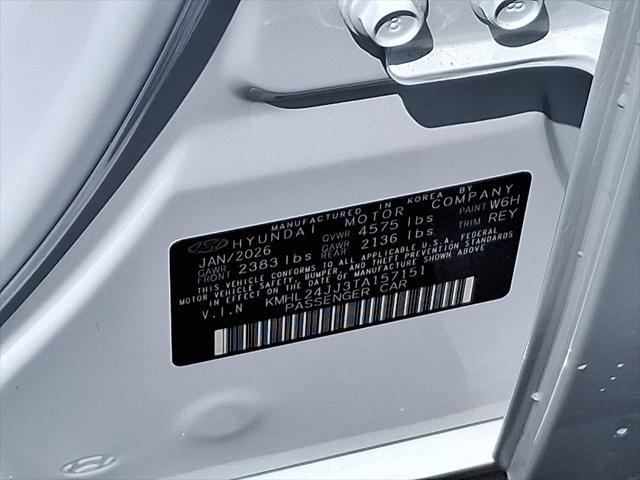 2026 Hyundai Sonata Hybrid Blue