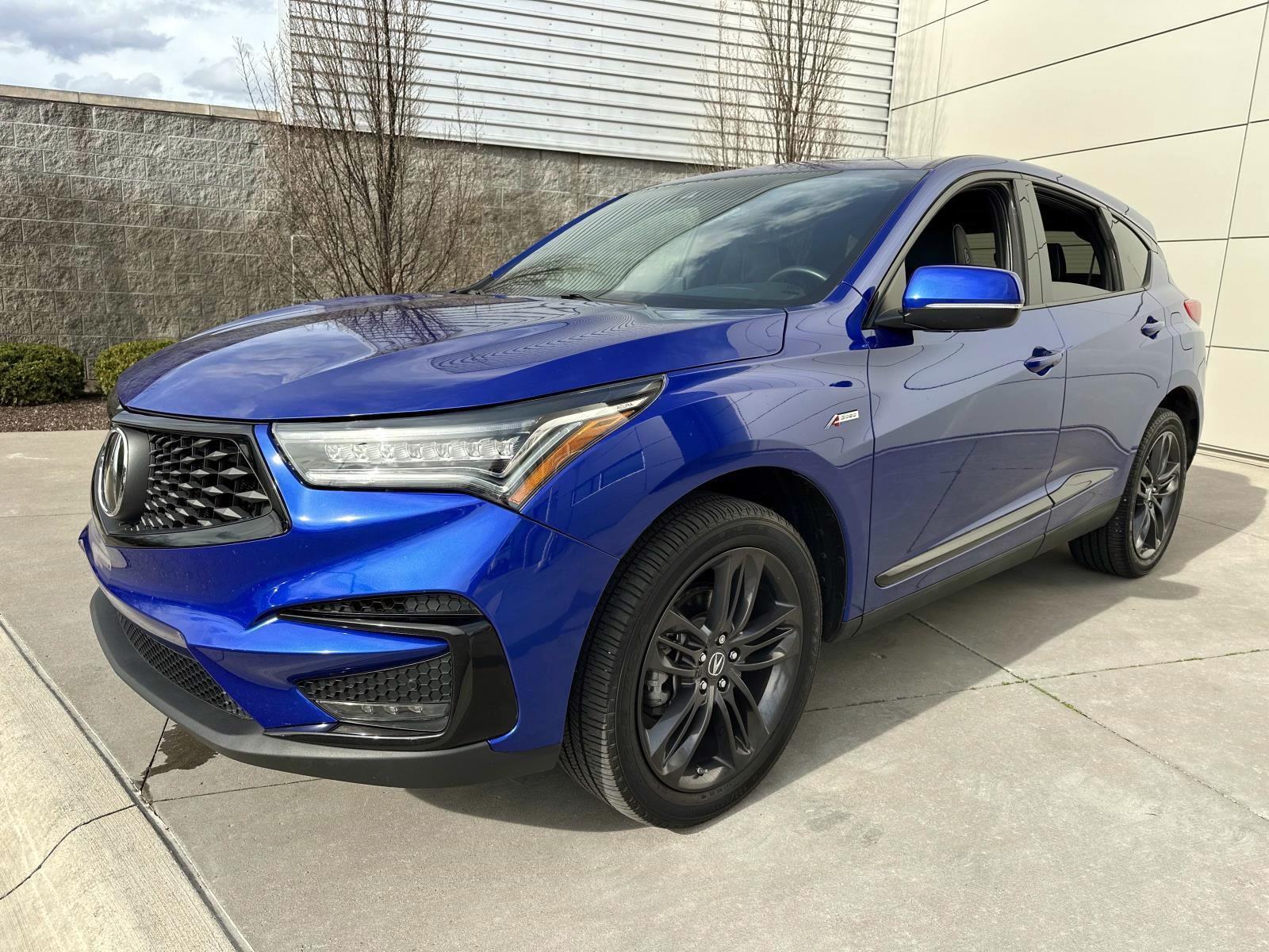 Apex Blue Pearl 2021 Acura RDX SH-AWD with A-Spec Package SUV / Crossover All-Wheel Drive Automatic