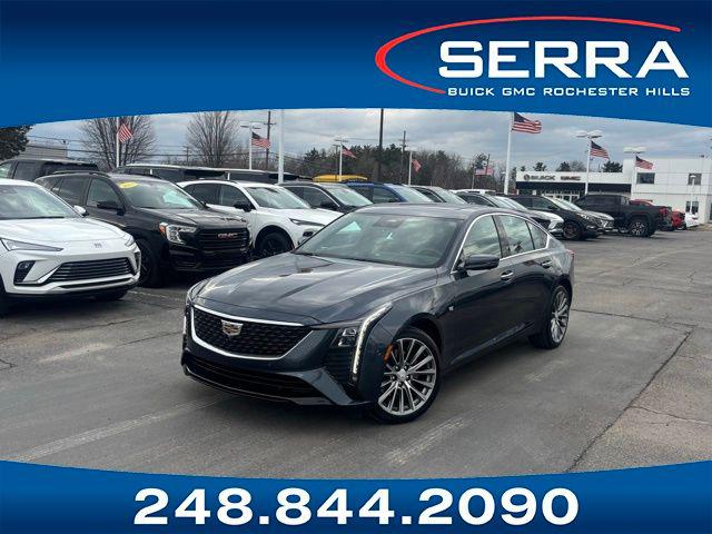 Deep Space Metallic 2025 Cadillac CT5 Premium Luxury AWD Sedan All-Wheel Drive Automatic
