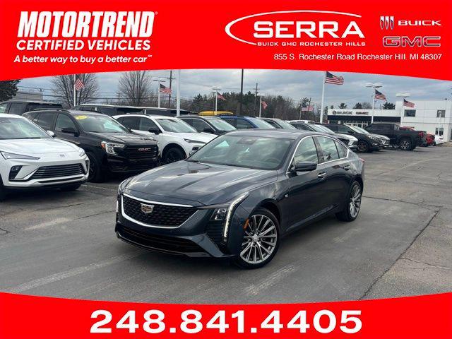 Deep Space Metallic 2025 Cadillac CT5 Premium Luxury AWD Sedan All-Wheel Drive Automatic