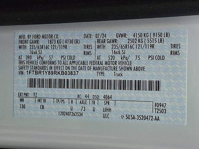 2024 Ford Transit Cargo Van Base