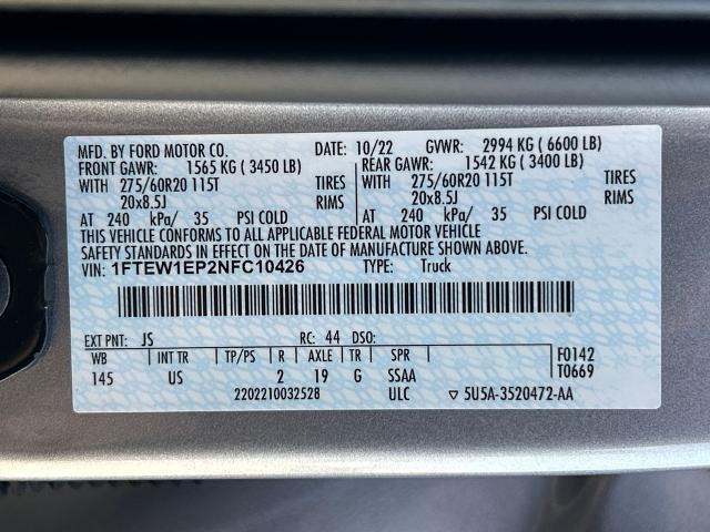 2022 Ford F-150 XLT