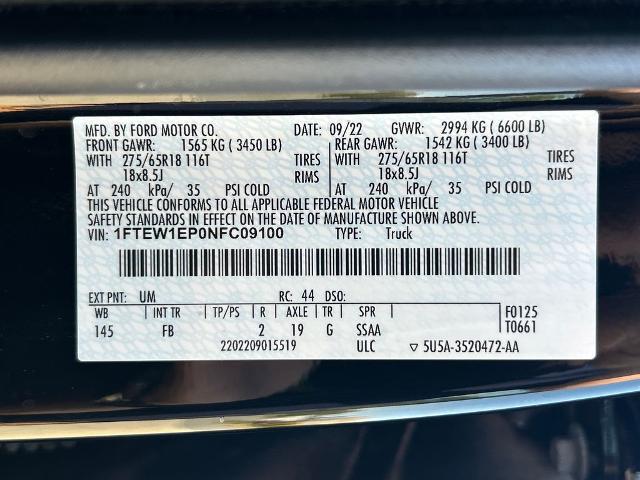 2022 Ford F-150 XLT